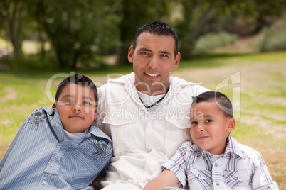 Father and Sons in the Park