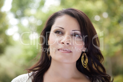 Attractive Woman in the Park