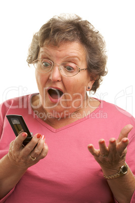 Senior Woman Using Cell Phone