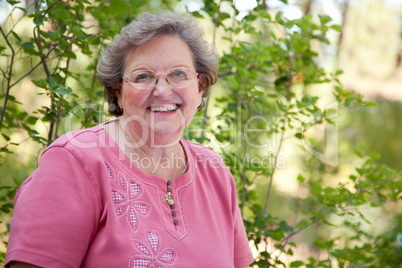 Happy Senior Woman Portrait