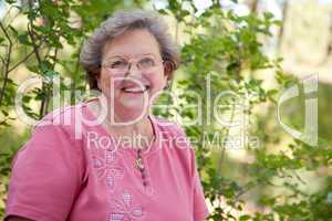 Happy Senior Woman Portrait