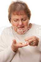 Attractive Senior Woman and Pills.