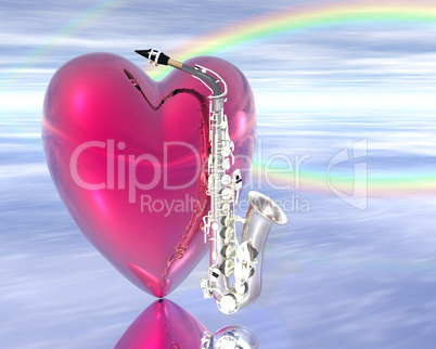 Herz und Saxophon