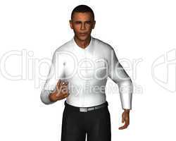 Barack Obama 3d Modell