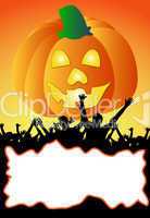 halloween party plakat