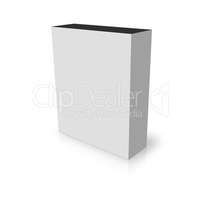 blank white box template