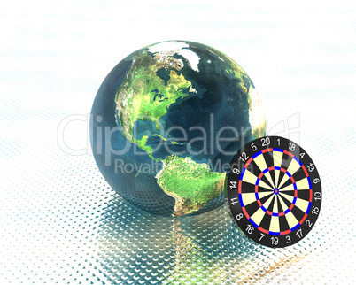 Earth and darts