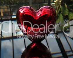 red love 3D heart