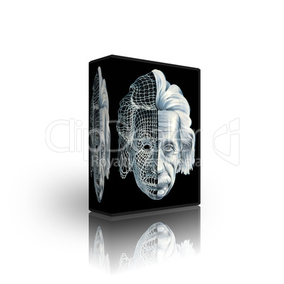 3d cyber einstein box template