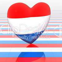 heart with flag