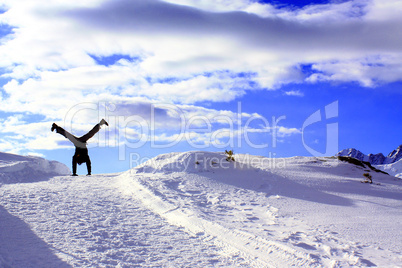 Freestyle im Schnee