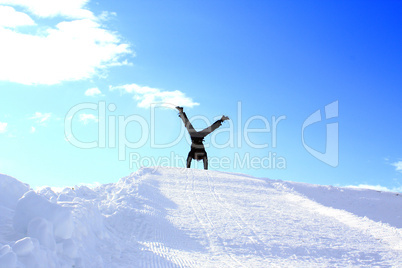 Freestyle im Schnee