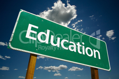 Education Road Sign