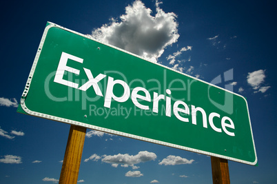 Experience Road Sign