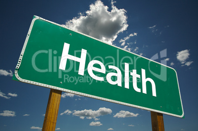 Health Road Sign