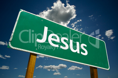 Jesus Road Sign