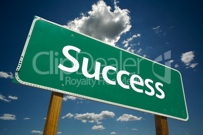Success Road Sign