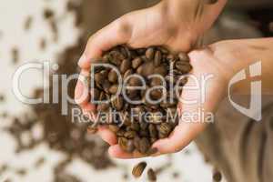 Hands Full of Beans