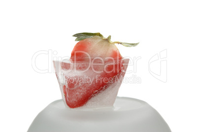 frozen strawberry