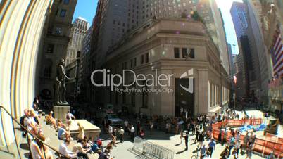 Wall Street in New York