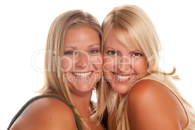 Two Beautiful Smiling Sisters Portrait