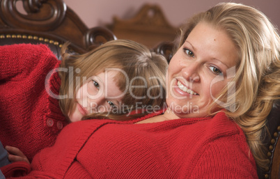 Young Mother and Daughter