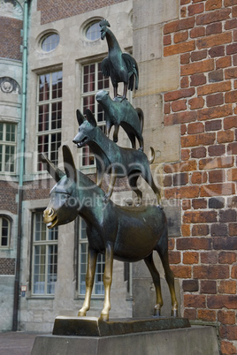 The Bremen Town Musicians Statue
