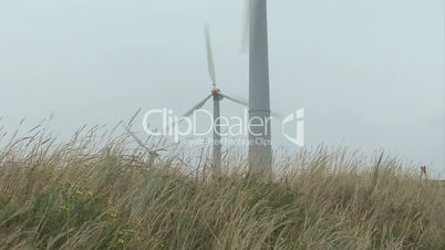 Windmühle macht Elektricität