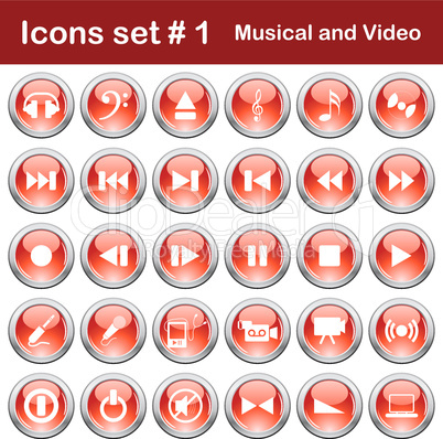 musical icons set