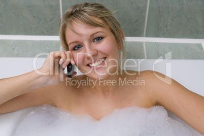 Bathtime Phonecall