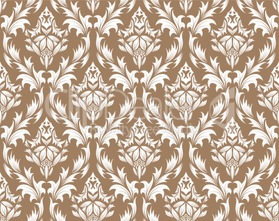 seamless damask pattern