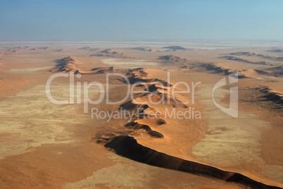 Wüste Namib von oben