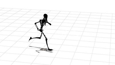 Running Skelett