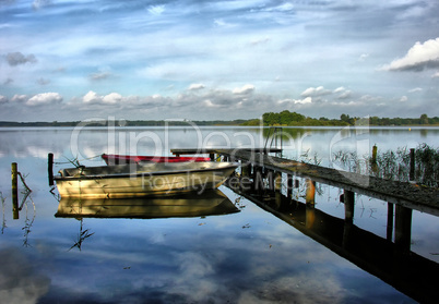 Boote am Schaalsee