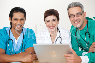 Group of doctors in a meeting