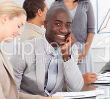 Happy Business people at a presentation