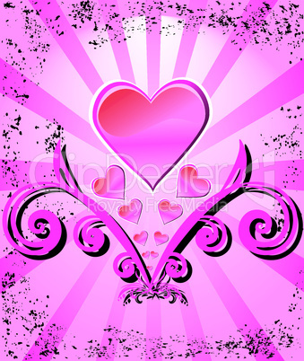 pink background for valentine's day