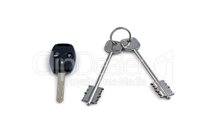 home keys and car key