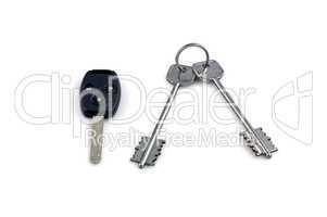 home keys and car key
