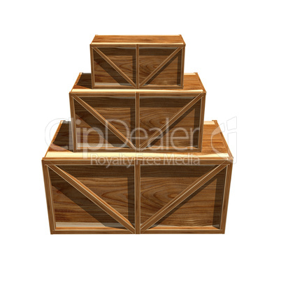 Wooden crates