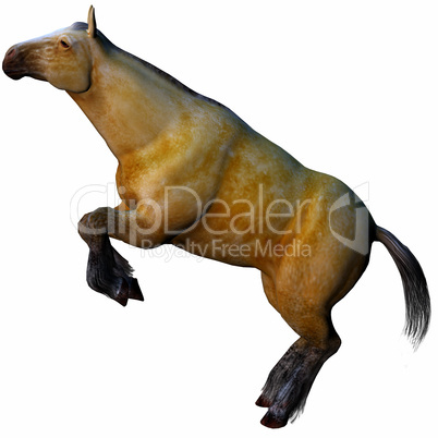 3D beautiful horse