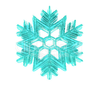 3d christmas snowflake