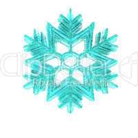 3d christmas snowflake