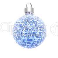 christmas ball isolated on a white