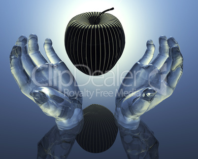 3d apple
