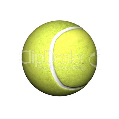 tennis ball isolated