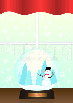 Snow Globe Illustration