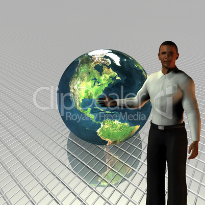 Barack Obama 3d model