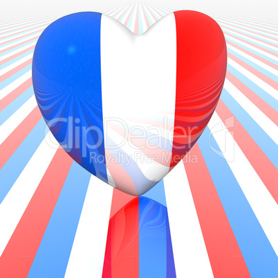 heart with flag