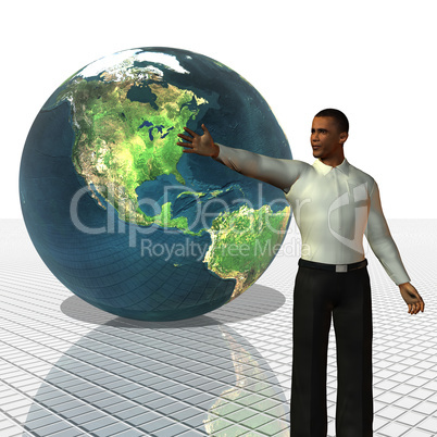 Barack Obama 3d model